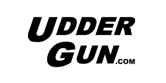 A black and white image of the logo for sudden gun.